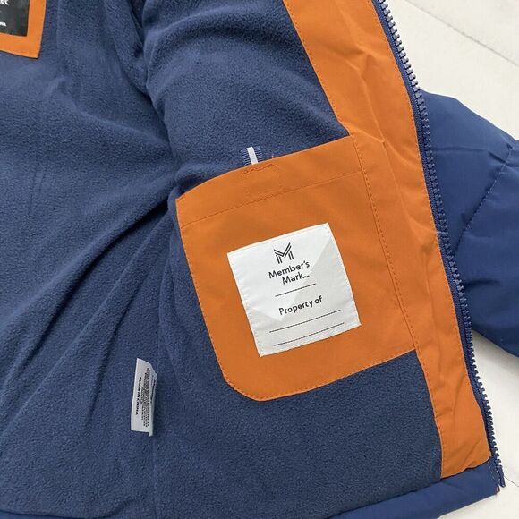 Member's Mark Boy's Wind Resistant Hooded Full Zip Puffer Jacket Size 3T - Picture 9 of 16